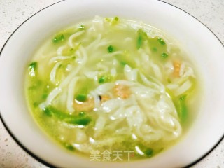 萝卜丝虾皮手擀面的做法