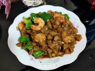 虾仁炒茄丁的做法