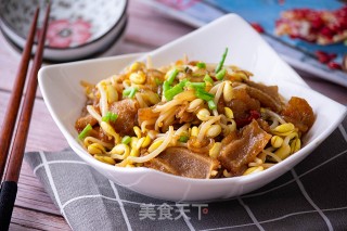 黄豆芽猪皮炖粉条的做法