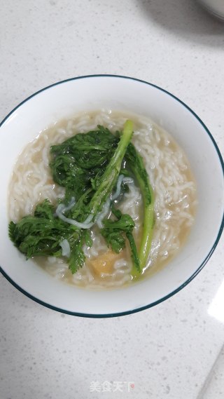 皇帝菜煮河源米粉的做法