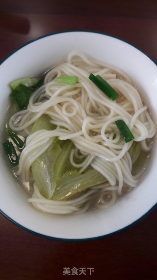 生菜素面的做法