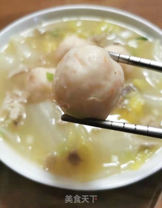虾丸黄心白鸡汤的做法