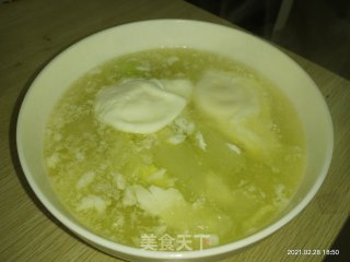 冬瓜白菜鸡蛋汤的做法