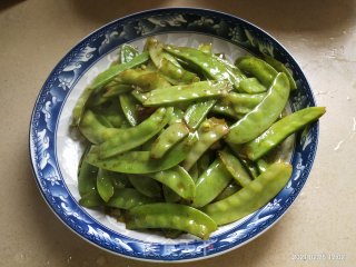 清炒荷兰豆的做法