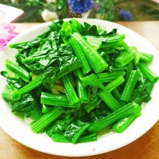 素炒菠菜的做法