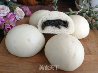 黑芝麻糖油馒头的做法