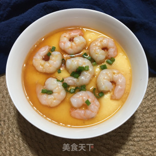 虾仁炖蛋的做法