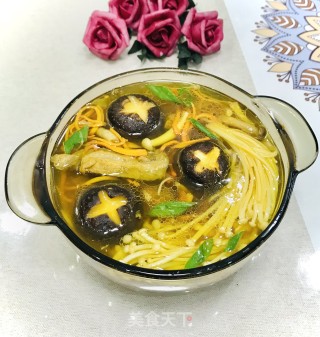 菌菇鸭汤的做法