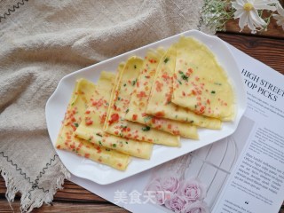 香葱蛋奶煎饼❗️营养丰富，又香又软，十分钟快手早餐❗️的做法