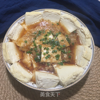 鸡蛋虾皮蒸豆腐的做法