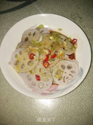 凉拌藕片的做法