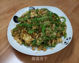 青椒炒鹅蛋的做法