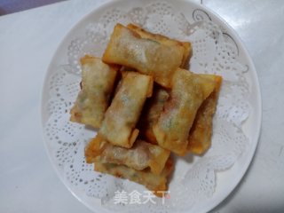 酥脆春卷的做法