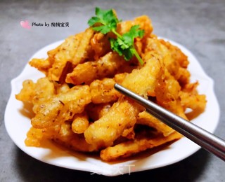 酥炸杏鲍菇的做法