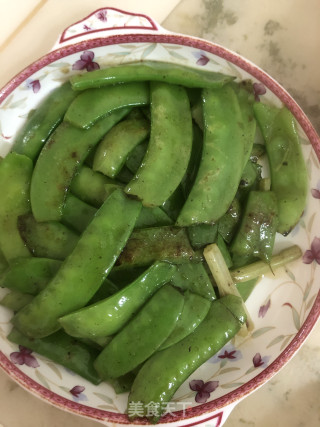 干煸荷兰豆的做法