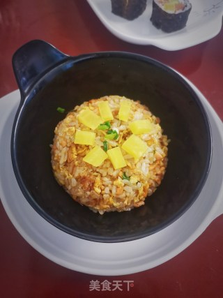 三文鱼蛋炒饭的做法