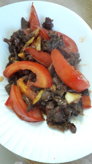 番茄炒牛肉的做法