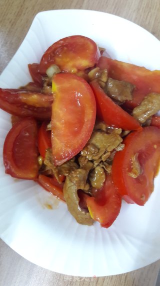 番茄炒猪肉的做法