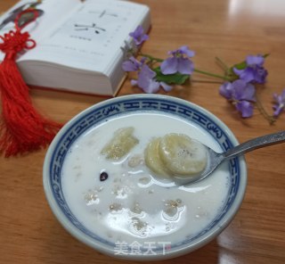 牛奶炖香蕉麦片的做法