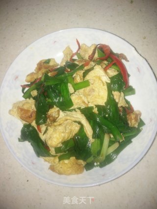 春韭菜炒鸡蛋的做法