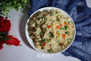 豆角胡萝卜炒饭的做法