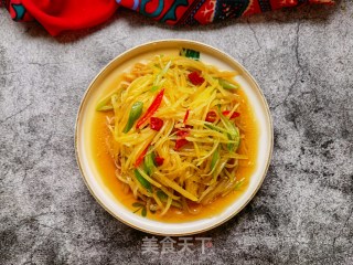 炝拌土豆丝的做法