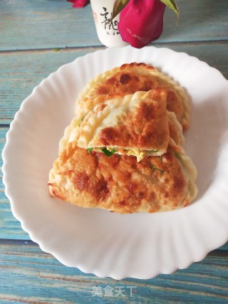 韭菜鸡蛋粉条馅饼的做法