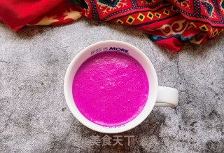 火龙果燕麦奶昔