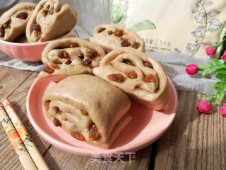 葡萄干馒头卷的做法