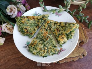 香菜鸡蛋饼的做法