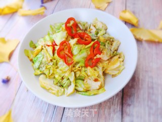 蚝油手撕包菜的做法