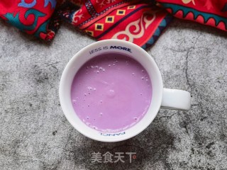 紫薯燕麦奶昔的做法