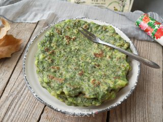 茴香鸡蛋粗粮饼的做法