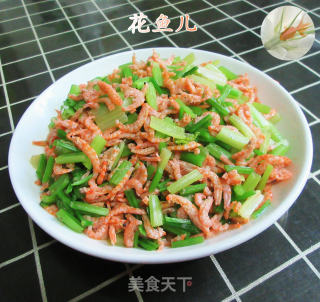 小虾米炒芹菜的做法