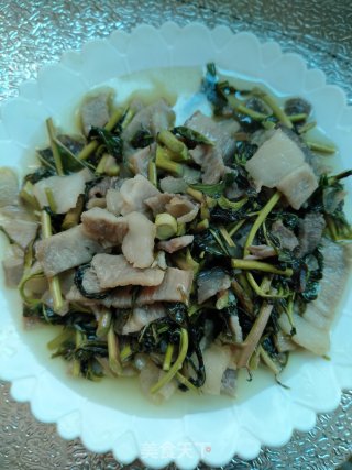 香椿炒肉的做法