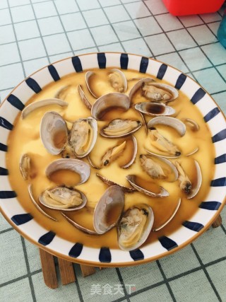 花蛤蒸蛋的做法