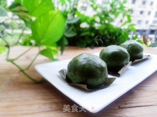 艾草青团的做法