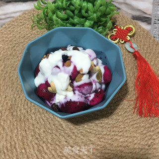 火龙果坚果酸奶碗的做法