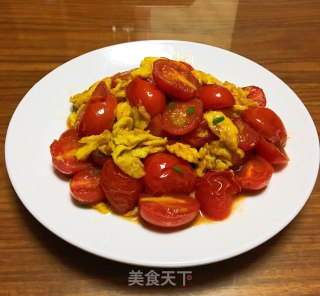 圣女果炒鸡蛋的做法