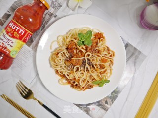 一学就会❗️自制意大利肉酱面❗️做法简单，酸甜入味，干净卫生的做法