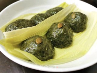 拉丝青团