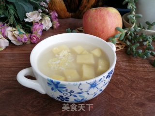苹果小米糯米粥的做法