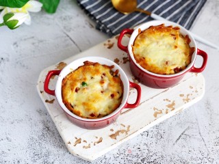 火腿玉米焗饭