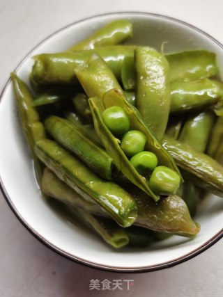 盐水豌豆的做法