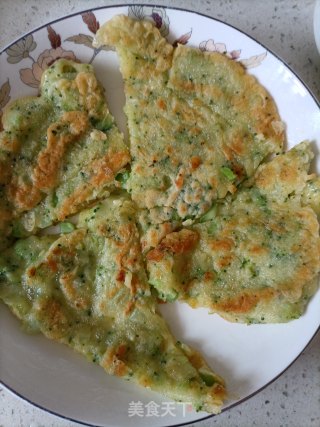 西兰花鸡蛋饼的做法
