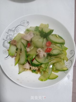 黄瓜炒瘦肉的做法