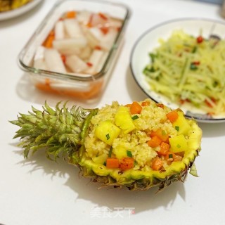 菠萝炒饭的做法