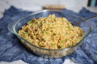 杂蔬菜鸡蛋炒饭的做法