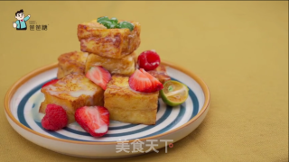 懒人必备免烤箱10分钟自制吐司西多士港式下午茶的做法