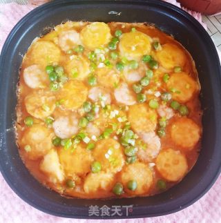 铁板日本豆腐的做法